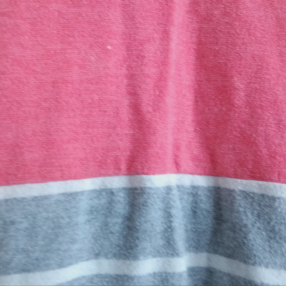 7th Ray Pink Tribal Knit Crew Neck Sweater Lightweight Soft Dopamine Western SM - Picture 13 of 15